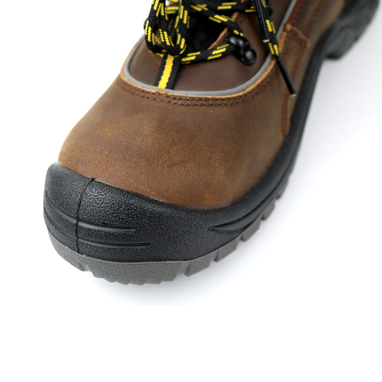 High Quality Crazy Horse PU Outsole Working Safety Shoes