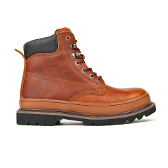 Trendy Design Men Style Full Grain Cow Leather Safety Boots