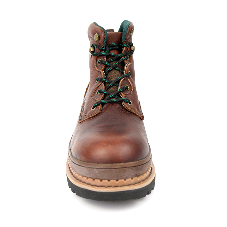 Wholesale Retro Style Full Grain Cow Leather Safety Boots