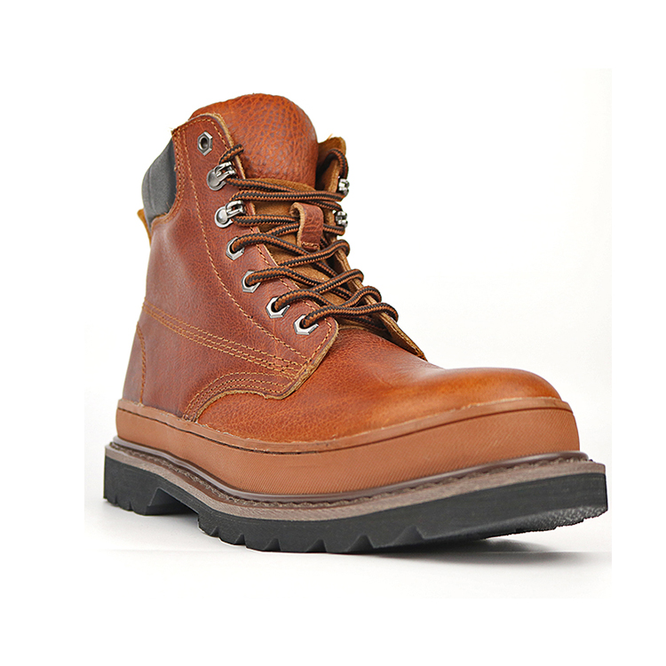 Trendy Design Men Style Full Grain Cow Leather Safety Boots