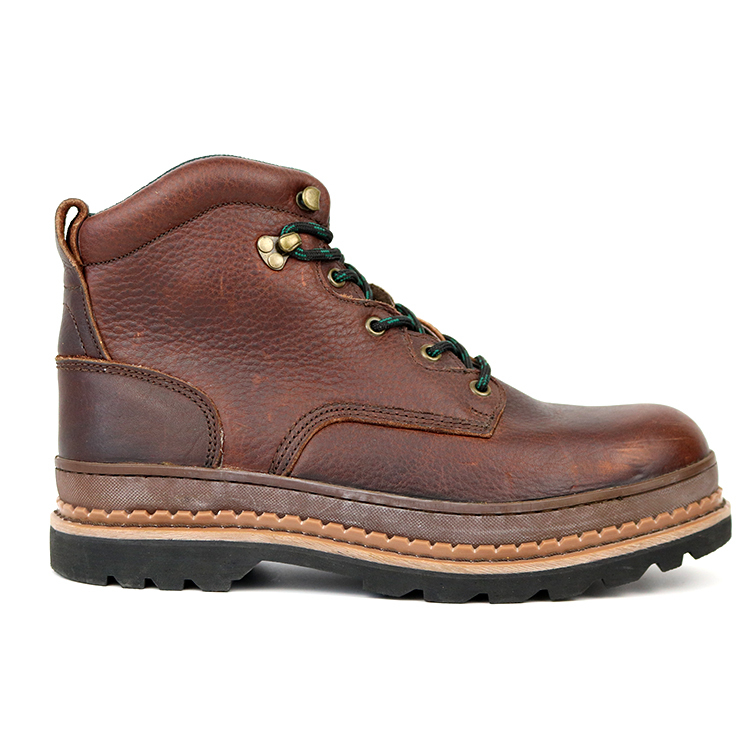 Wholesale Retro Style Full Grain Cow Leather Safety Boots