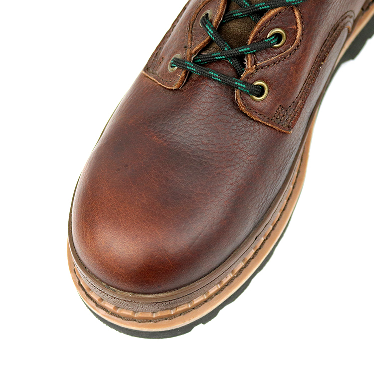 Wholesale Retro Style Full Grain Cow Leather Safety Boots