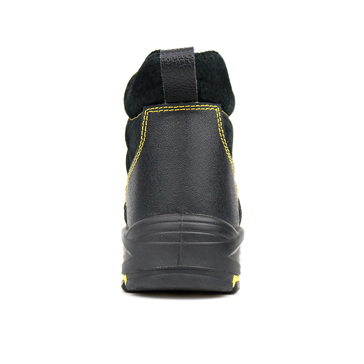 Classic S3 Genuine Leather Men Style Mid Cut Safety Boots