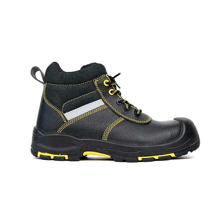 Classic S3 Genuine Leather Men Style Mid Cut Safety Boots