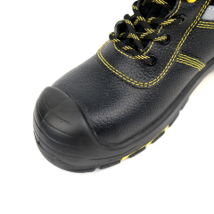 Classic S3 Genuine Leather Men Style Mid Cut Safety Boots