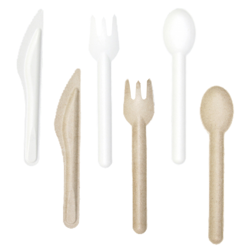 Biodegradable Sugarcane Bagasse Paper Cutlery