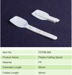 Plastic Folding Spoon&Fork