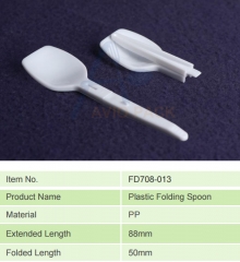 Plastic Folding Spoon&Fork