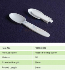 Plastic Folding Spoon&Fork