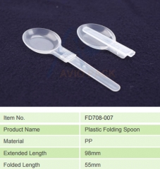 Plastic Folding Spoon&Fork