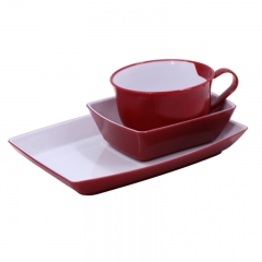 Airline Reusable Plastic Catering SAN Rotable Tableware