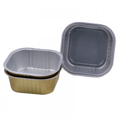 Airline Square Shape Aluminium Foil Container