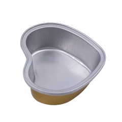 Heart Shape Aluminium Foil Container