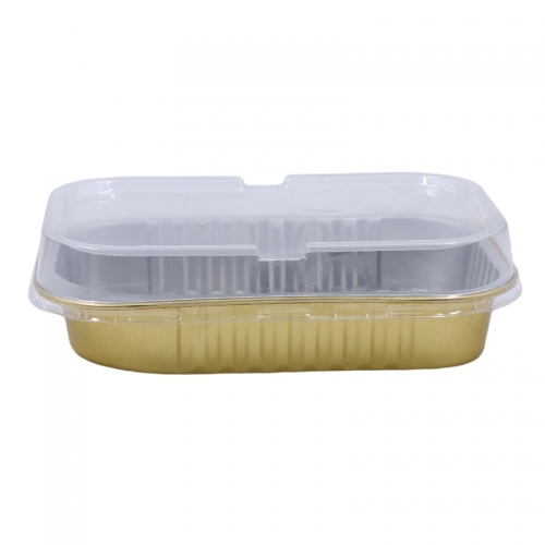 Airline Catering Aluminium Foil Container With PET Lid