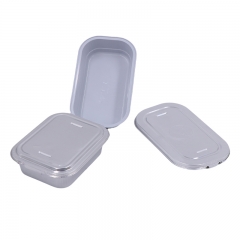 Disposable Heating Pans Trays Aluminium Foil Container With Lid