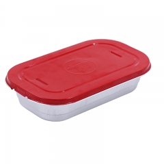 Disposable Heating Pans Trays Aluminium Foil Container With Lid