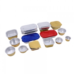 Disposable Heating Pans Trays Aluminium Foil Container With Lid