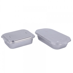 Disposable Heating Pans Trays Aluminium Foil Container With Lid