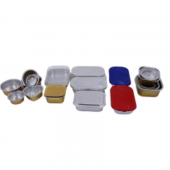 Airline Catering Aluminium Foil Container With PET Lid