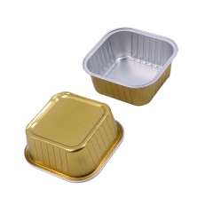 Airline Square Shape Aluminium Foil Container