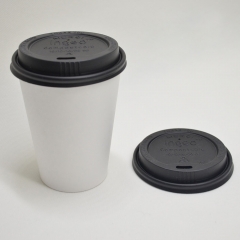 Eco Friendly Disposable Biodegradable CPLA Coffee Cup Lid