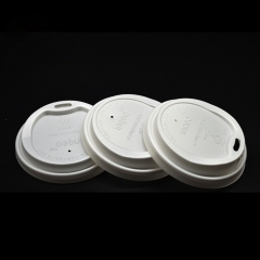 Eco Friendly Disposable Biodegradable CPLA Coffee Cup Lid