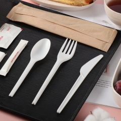 Airline Eco 100% Compostable Biodegradable CPLA Cutlery Set