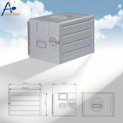 Atlas Aluminum Aviation Airline Food Box Container