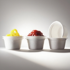 Airline Biodegradable Sugarcane Bagasse Sauce Cup