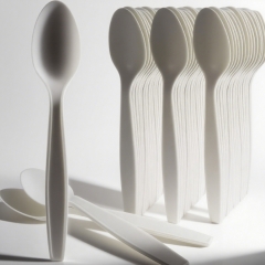 Airline Biodegradable Composatable Cornstarch Fork Spoon & Knife set