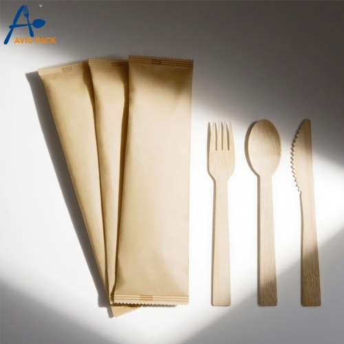 可降解竹餐具刀叉勺套装