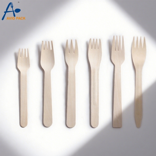 Compostable Disposable Wooden Cutlery Set