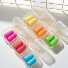 Airline Soft Foam Earbuds Ear Plug with box