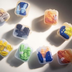 Airline Reusable Soft Foam Soundproof Ear Plug with cord