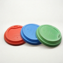 Eco Friendly Disposable Biodegradable CPLA Coffee Cup Lid