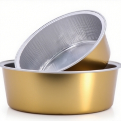 Round Shape Aluminium Foil Container