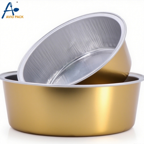 Round Shape Aluminium Foil Container