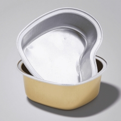 Airline Catering Aluminium Foil Container With PET Lid