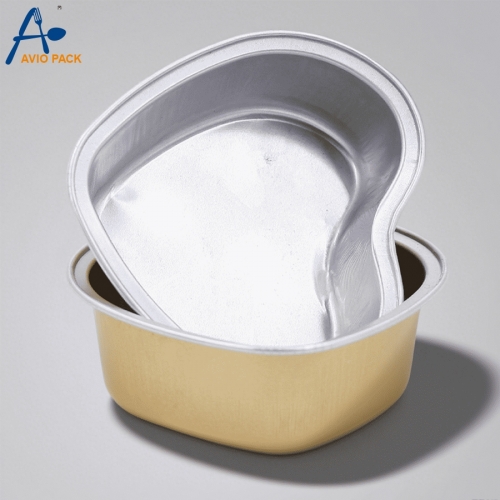 Airline Catering Aluminium Foil Container With PET Lid
