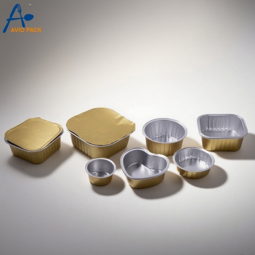 Airline Square Shape Aluminium Foil Container