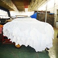 Eco-friendly white cow leathers