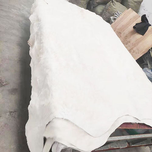 Wholesale White eco-friendly organophosphorus tanned cowhides