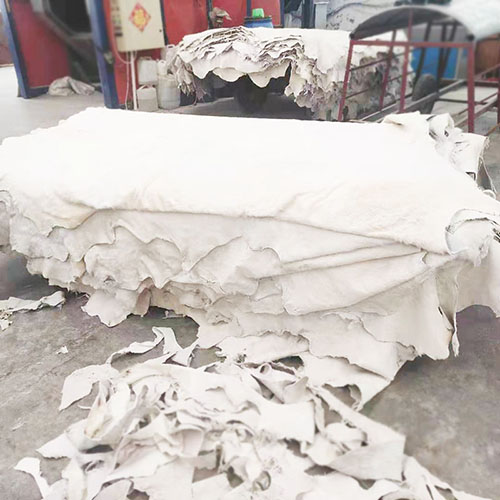Wholesale White eco-friendly organophosphorus tanned cowhides