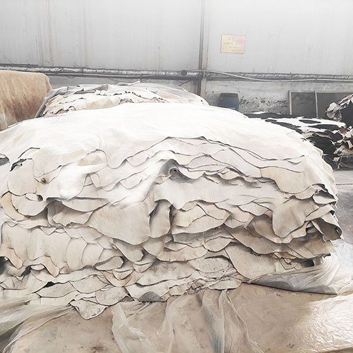 Wholesale White eco-friendly organophosphorus tanned cowhides