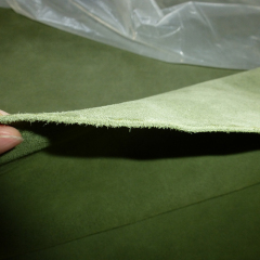 Chrome-free tanning Eco-friendly Cow split suede leather