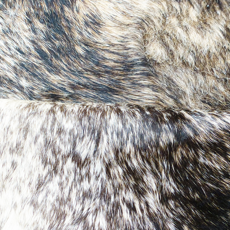 Brindel cowhides with hairon