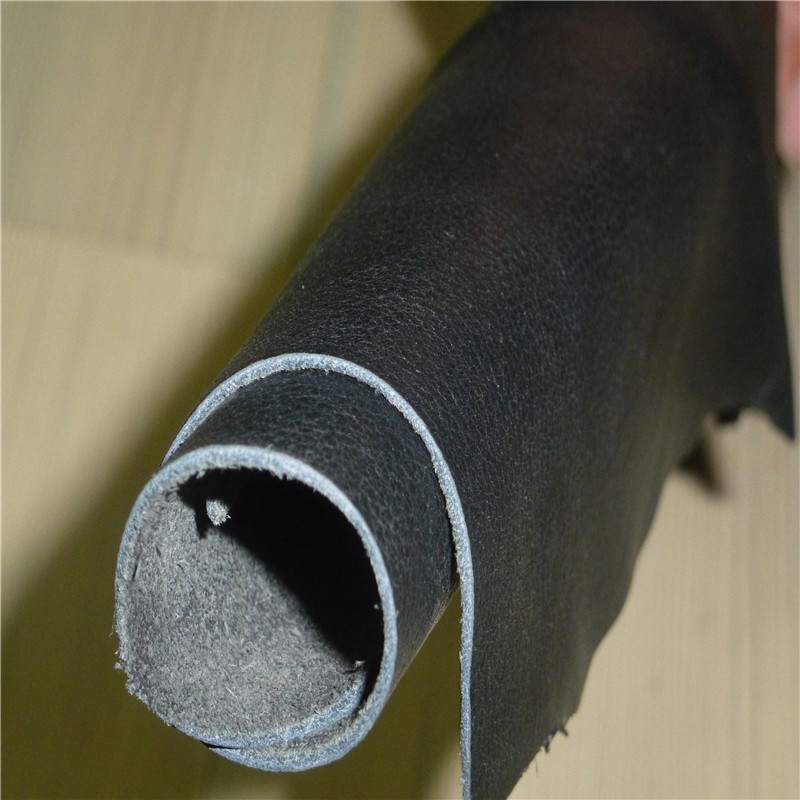 Full-grain Eco-friendly first layer natural milled cow leather