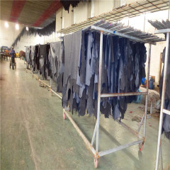 Full-grain Eco-friendly first layer natural milled cow leather