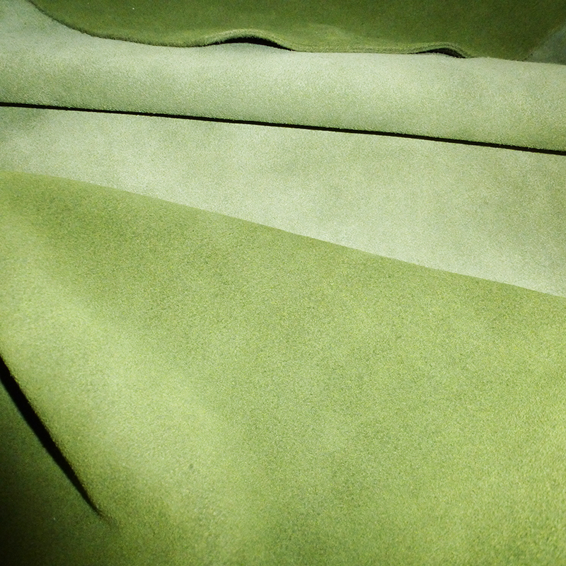 Chrome-free tanning Eco-friendly Cow split suede leather