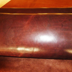Full-grain Eco-friendly first layer Oil wax cow leather